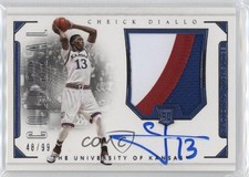 2016 Panini National Treasures Collegiate 48/99 Cheick Diallo #124 Auto 7gk