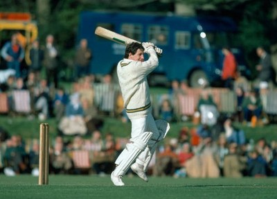Derek Randall of Nottinghamshire and England batting for the Duche- Old Photo