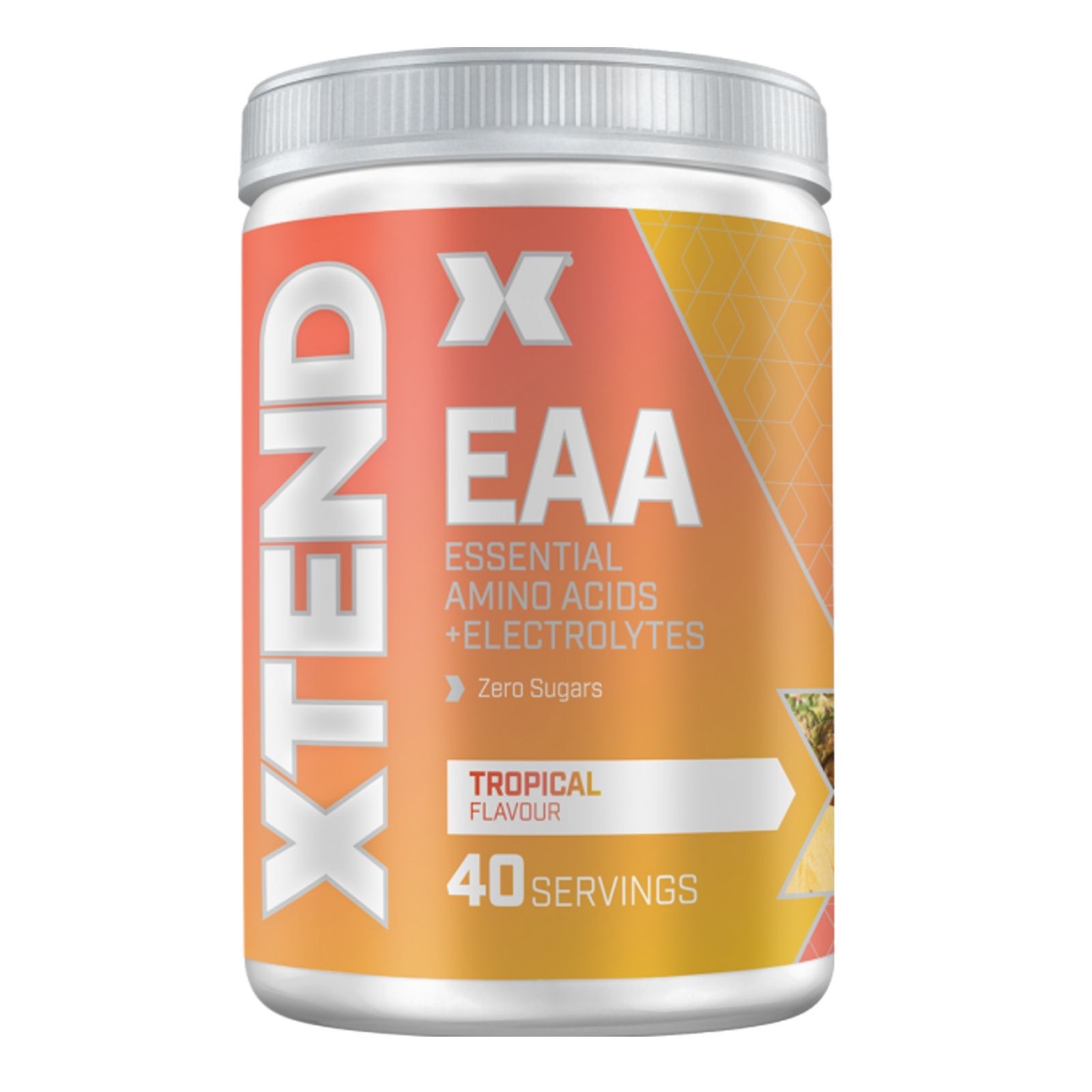 XTEND EAA AMINO ACIDS ELECTROLYTE ZERO SUGARS POWDER DRINK 40 SERVINGS TROPICAL