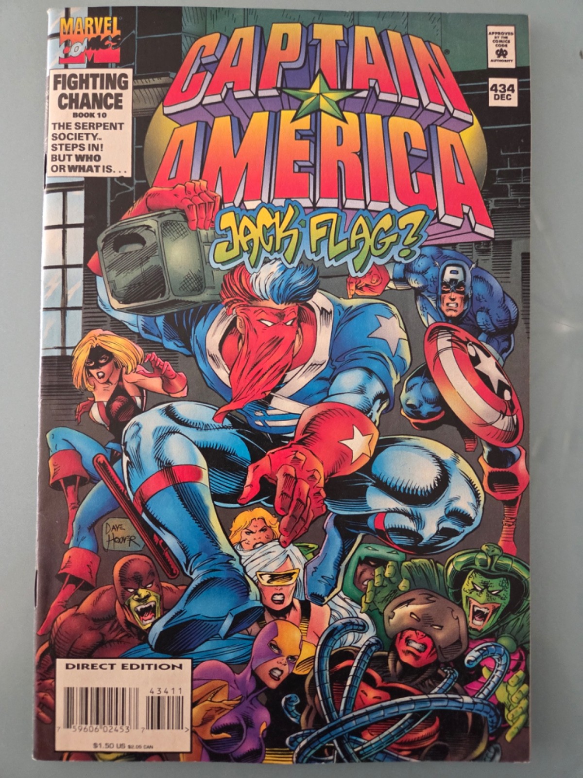 CAPTAIN AMERICA #434 (1994) MARVEL COMICS 1st Appearance and Origin of ...