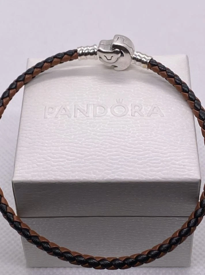 PANDORA x DISNEY The Lion King Clasp Braided Leather Bracelet 19cm  - Bild 3 von 4