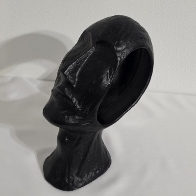 Abstract Art Metal Head and Face Sculpture Modern Bust
