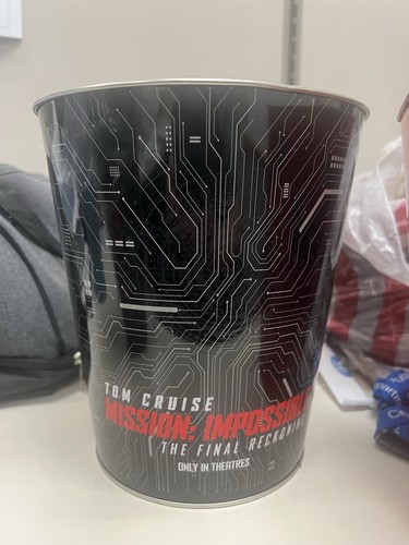 Tom Cruise's Mission Impossible The Final Reckoning Popcorn Buckets & Cup - Picture 6 of 6