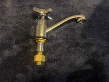 Single Input Or Dipper Well Faucet.  Deck Mounting.  Chrome Finish. Full Flow.