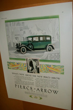 1928 Pierce Arrow Model 81 Upscale-mag Car Ad-art Deco Detail Fashion- Vg 1928 Pierce Arrow Model 81 Upscale-mag Car Ad-art Deco Detail Fashion- Vg