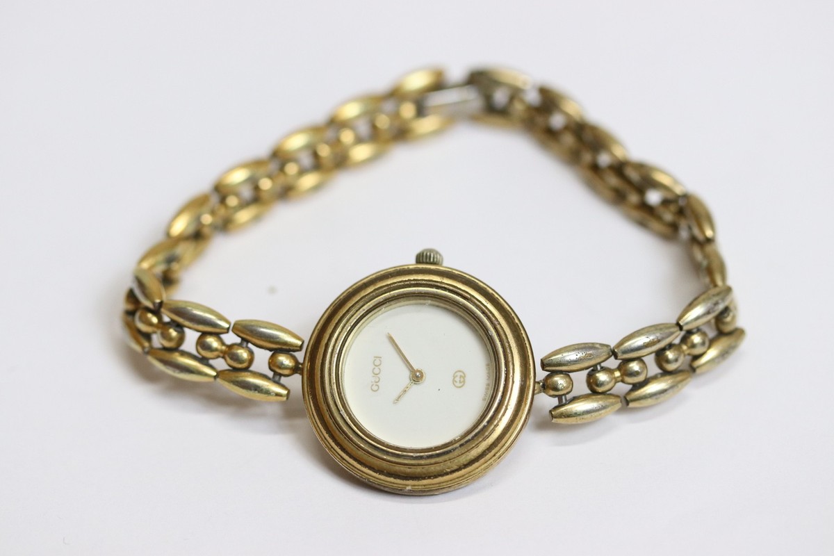 Gucci Change Bezel Quartz Watch 1100-L 26mm From Japan 218 6391769