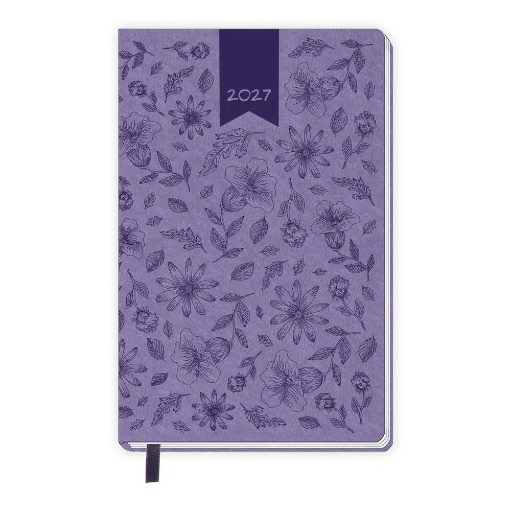 Trötsch - Taschenkalender A6 Soft Touch Blumen 2027 - Bild 3
