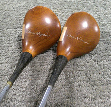 MacGregor Ben Hogan P T Stylized 3610 Persimmon Driver and 2 Wood