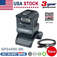 Datalogic Gryphon GPS4490 Hand-free Presentation Barcode Scanner w/ USB Cable
