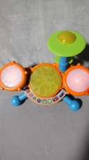 V TECH Kidi Beats Kids Drum Set Plays Numbers and A,B,C