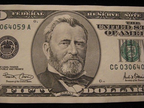 $50 Dollar Bill 2001 Series. Crisp Uncirculated Condition. Must See! - Picture 4 of 14