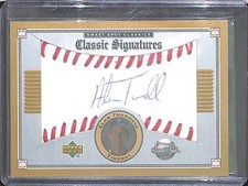2002 Upper Deck Sweet Spot Classic Signatures Autograph #S-AT Alan Trammell