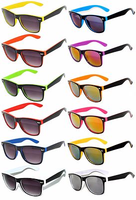 WHOLESALE BULK 12 PAIR CLASSIC VINTAGE 2TONE OWL SUNGLASSES  display picture 2