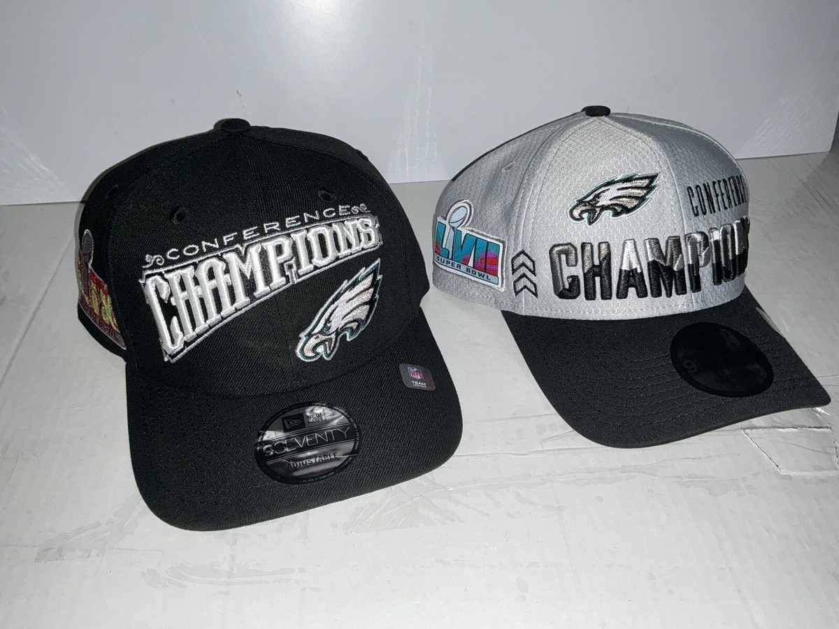 EAGLES 2022 & 2024 NFC Champions Locker Room Hat SUPER BOWL