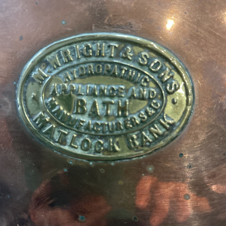 Antique vintage copper hot water bed warmer eBay