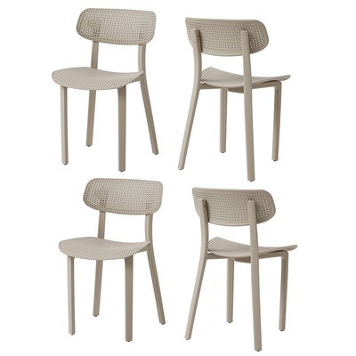 Set Sedie Polipropilene Interno Esterno Pranzo Cucina Design