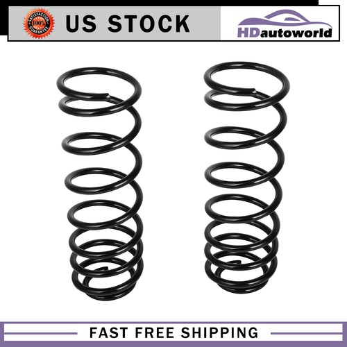 Set of 2 Rear Coil Springs For Chevrolet Malibu 1997-03 Oldsmobile Alero Pontiac - Foto 2 di 6