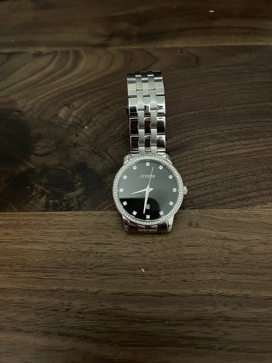 Men s Citizen Stainless Steel Watch G111 S102006 eBay