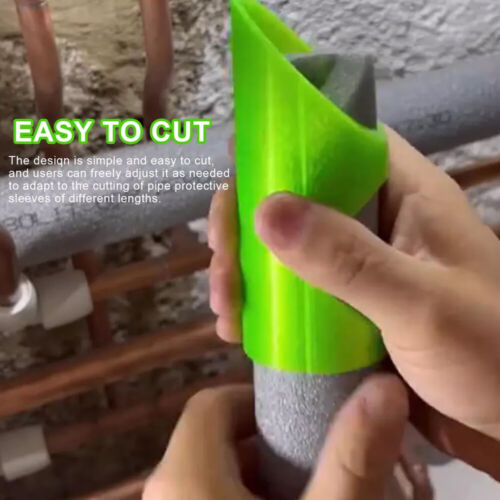3Pcs Foam Pipe Cutter Tool,Three-Tube Insulation Cutting Fixture Tool (Green) - Picture 11 of 11