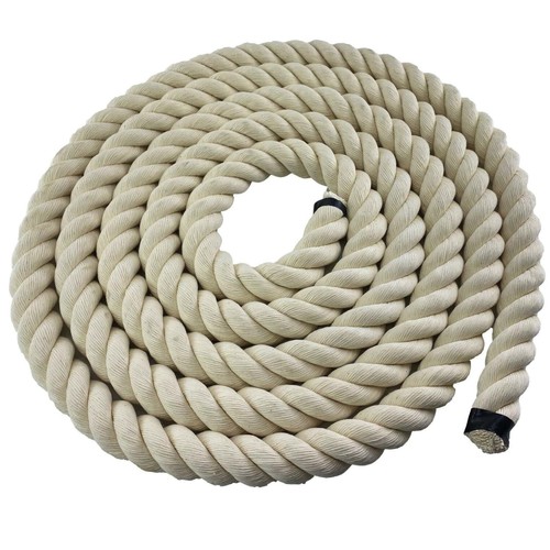 Cuerda de cubierta de poliemo blanco sintético de 10 mm x 10 metros, cuerdas para exteriores en un carrete - Imagen 3 de 6