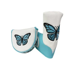 New Butterfly Blade/Mallet Golf Putter Headcover Magnetic for Women Men's Club