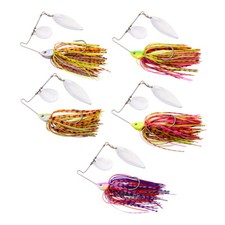 Spinnerbait Buzzbait Jigs Head Rubber Skirts Pike Bass Lure Fishing Spinner Bait