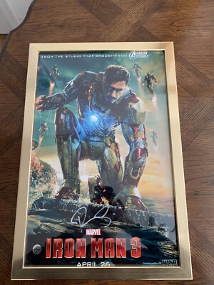 特大 アイアンマン 3 robert downey jr直筆サイン IRON MAN Robert Downey Jr Autograph Custom Card - Etsy