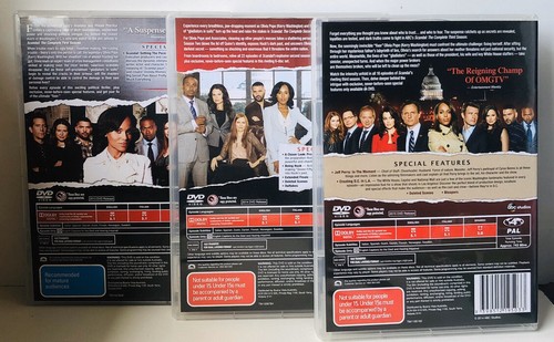 Scandal - DVD Season 1-3 Region 4 TV Series - Free Postage - Picture 2 of 9