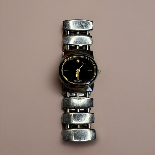 Vintage Bijoux Terner Silver Tone Women's Wrist Watch K-19561 Needs Battery