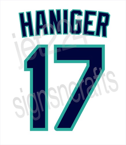 Seattle Mariners DECAL STICKER 2010s Hernandez Seager Cruz Cano Haniger Saunders - Picture 21 of 24