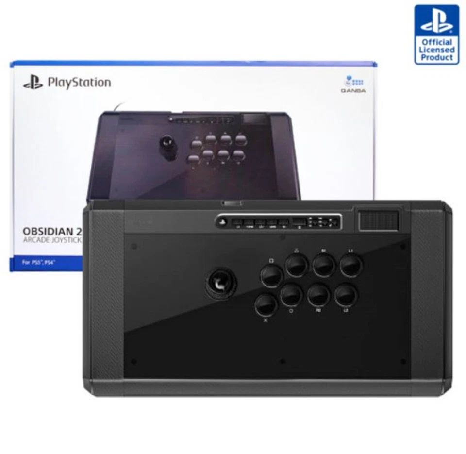 Qanba 2023 Obsidian 2 Q7 Professional Gaming Joystick For PS3 PS4 PS5 PC-Black - Image 2 of 4