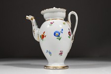 Meissen Porzellan Prunkservice Kaffeekanne Streublumen 22cm ca. 1800-50