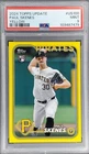 2024 Topps UPD YELLOW TRUE ROOKIE Paul Skenes PSA 9 RARE SP 2024 NL ROY