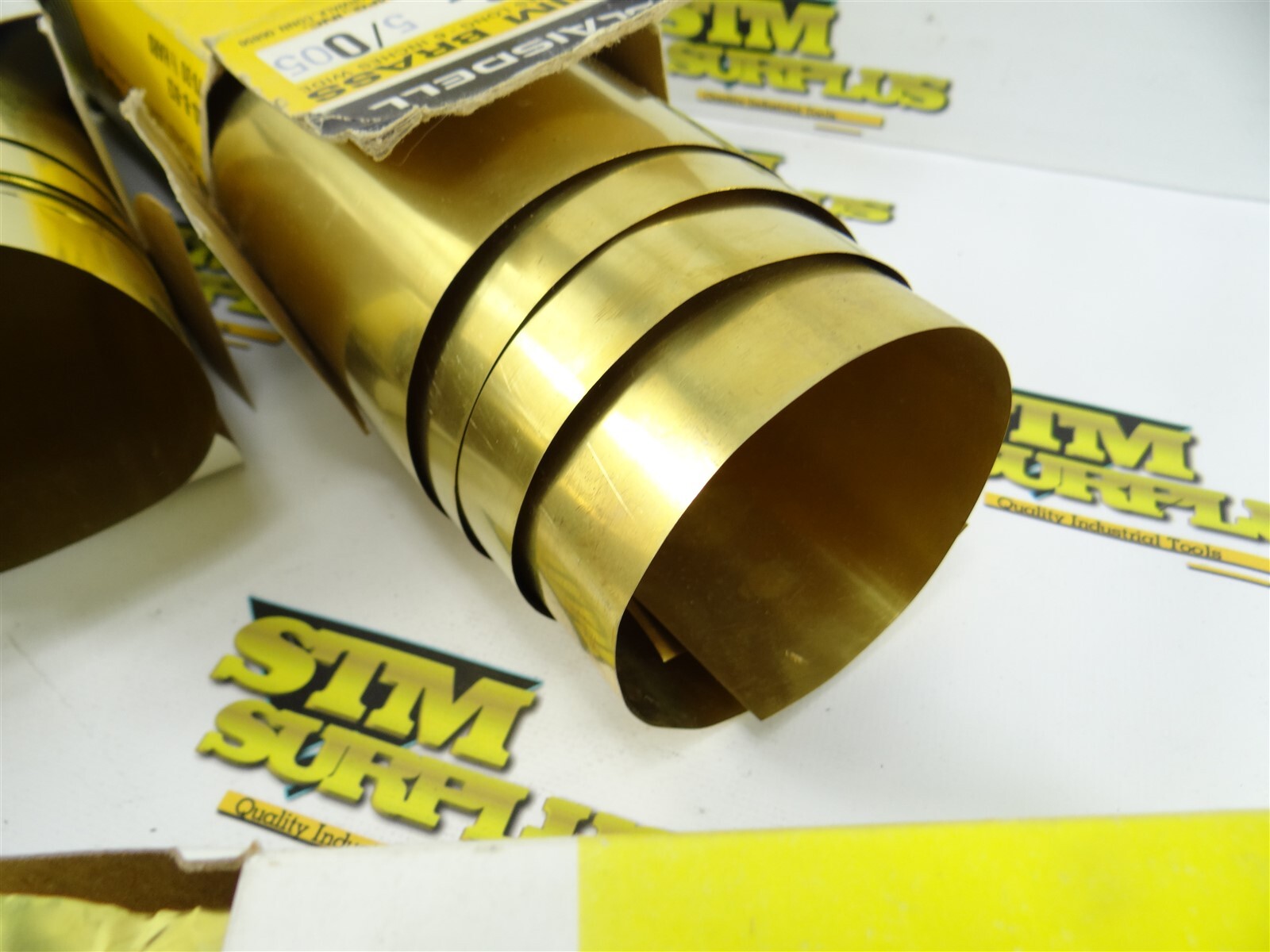 LOT OF PRECISION BRAND & BLAISDELL BRASS SHIM STOCK .001" .002" .003