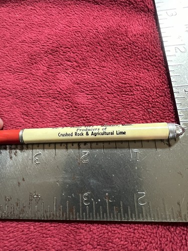 Lápiz mecánico vintage, Mankato (MN) Aglime & Rock Co., ¡teléfono 4183! - Imagen 4 de 6