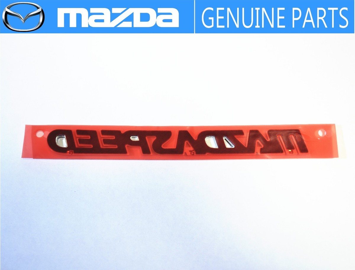 MAZDA GENUINE OEM MAZDASPEED Badge Plaque RX-8 SE3P Miata MX-5
