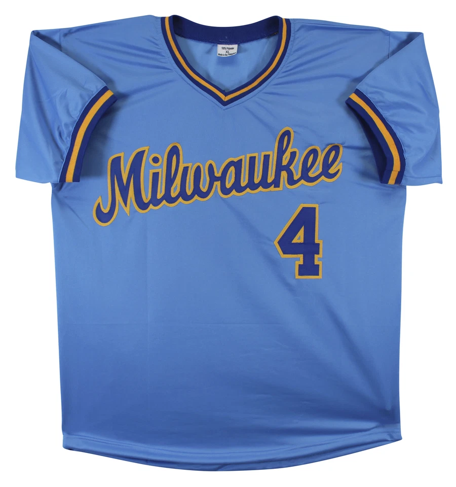 Paul Molitor Authentic Signed Light Blue Pro Style Jersey Autographed BAS - Image 3 of 3