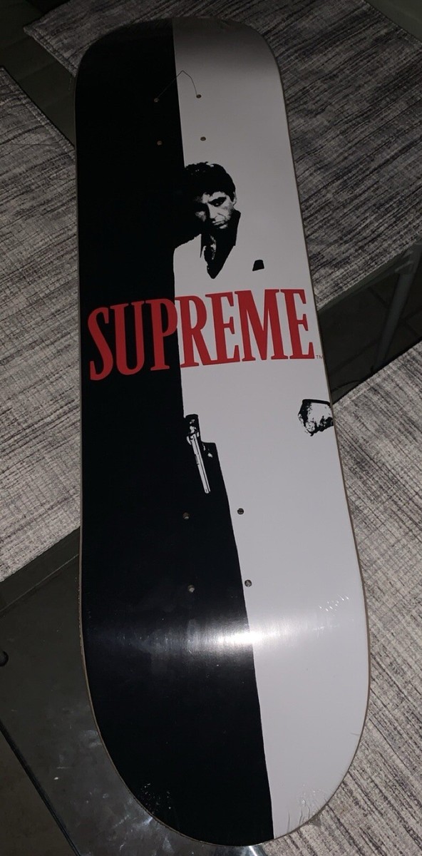 Supreme Scarface Fake Supreme Skateboard Deck Sold At