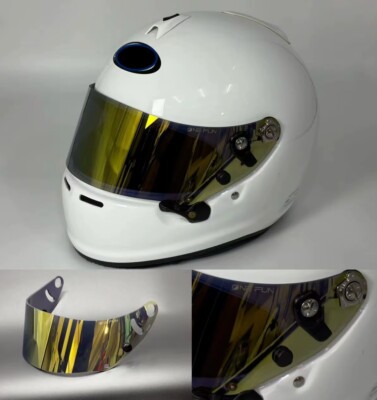 Aftermarket Visor For Arai GP-6 GP-6S GP-6RC SK-6 PEO SK6 GP6 Gold