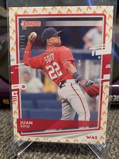 2020 Donruss Juan Soto /75 Washington Nationals #162 Panini San Diego Padres