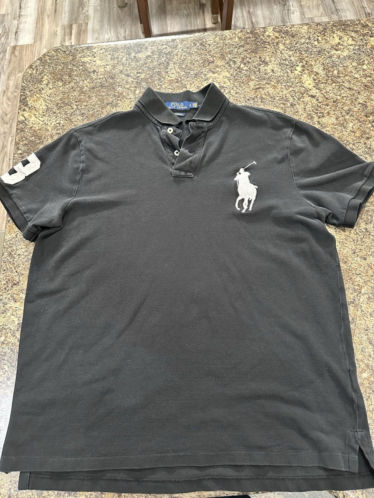 Polo Ralph Lauren Big Pony maglia polo uomo L numero 3 con cappello