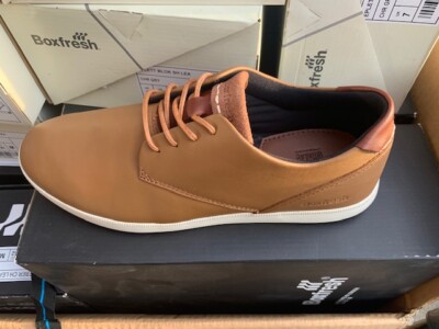 Neu Boxfresh Henning CH Ful GRN Leather Leder Braun gr:42 E-15161 Sneaker Fresh