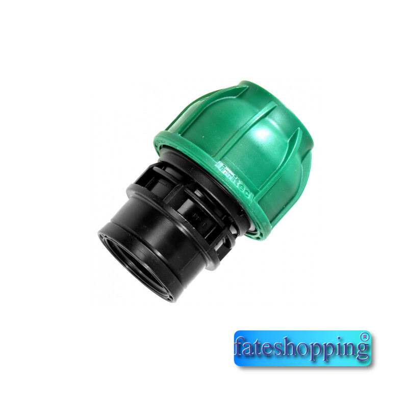 GOMITO A 90&deg; A COMPRESSIONE TUBI POLIETILENE CURVA IRRIGAZIONE - 16 Mm - Petalo Rosa