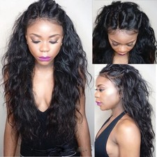 Water Wave Brazilian Full Lace Human Hair Wig Pre Plucked Glueless Full Lace wig