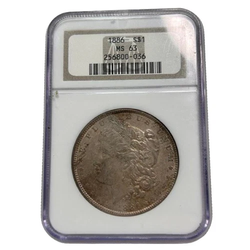 NGC 1886 MS63 Morgan Silver Dollar S$1 256800-036