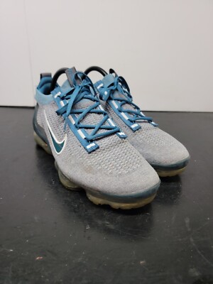 Womens Nike Air VaporMax 2021 Flyknit 'Rift Blue' Sneakers Sz Athletic  Gym