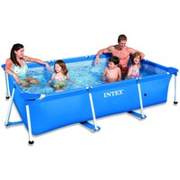 Family Swimming Pool Frame 300X200X75Cm Schwimmbecken Planschbecken Von Intex