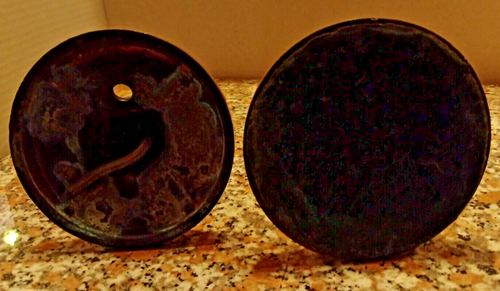 VTG (Pair) Art Nouveau Arts & Craft Heavy "ROSES" Table Lamps 1900-1940 - Picture 14 of 16