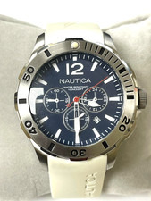 Nautica Chronograph Blue Dial Resin 44mm Men's Watch N16568G