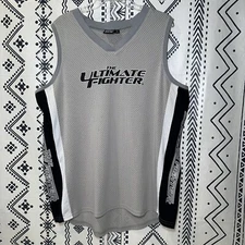 Rare!Vintage UFC The Ultimate Fighter Team Hughes Jersey Mens Size L-USA made!